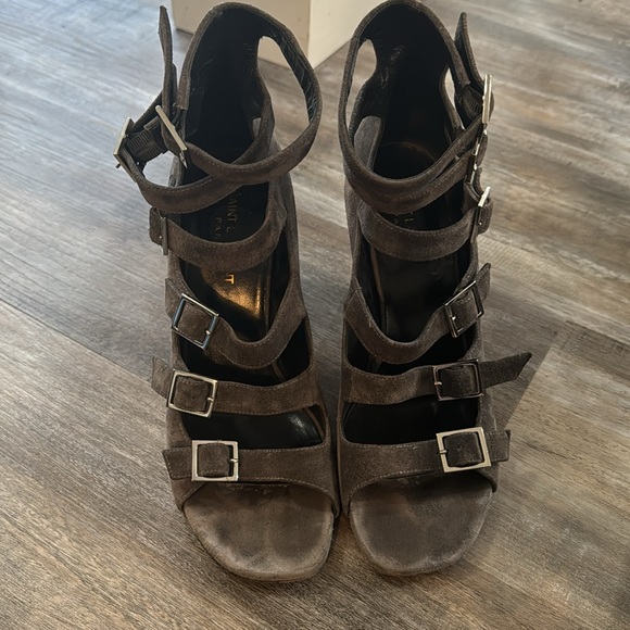 Saint Laurent buckle up heels - Picture 3 of 4